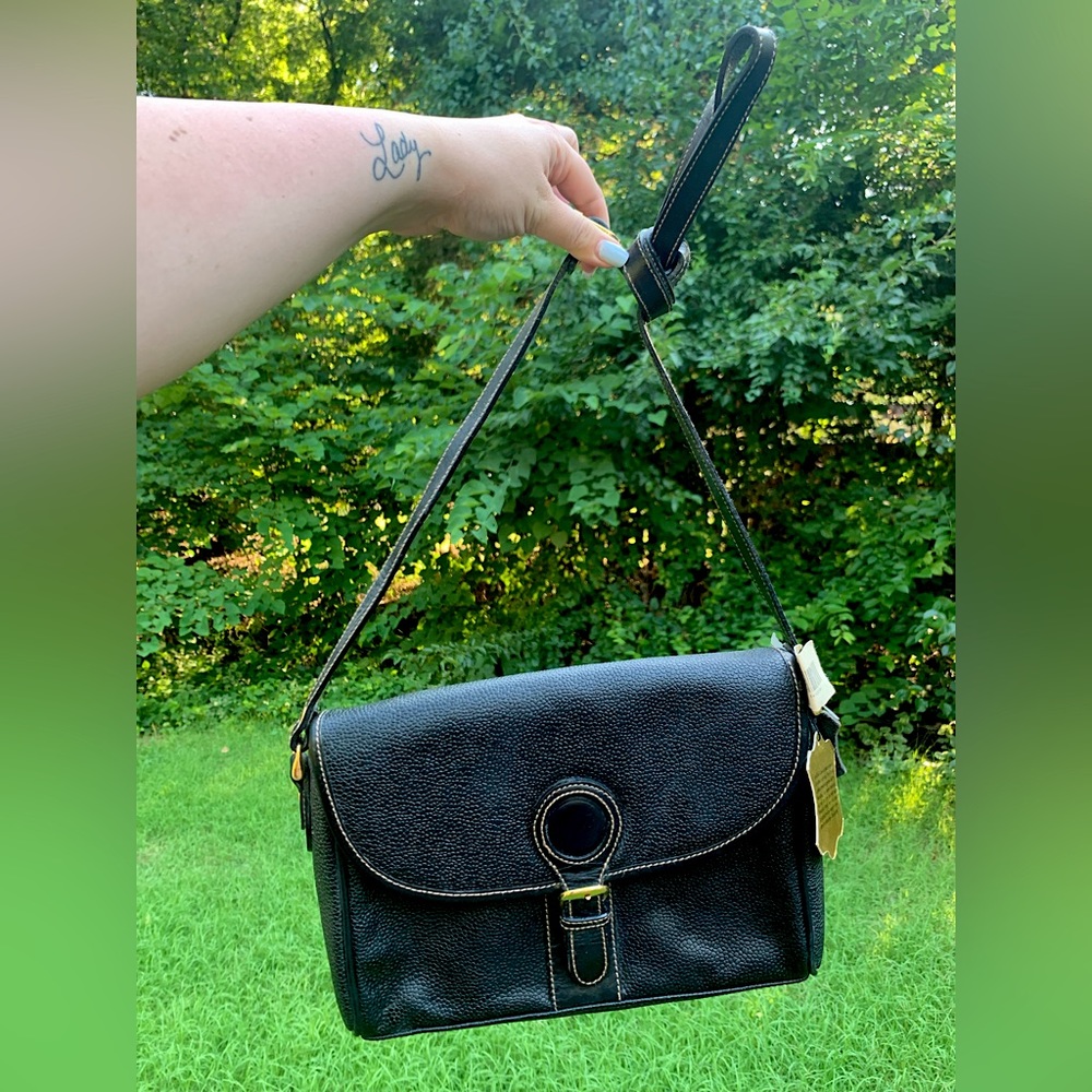 NWT Vintage Pebbled Leather Crossbody